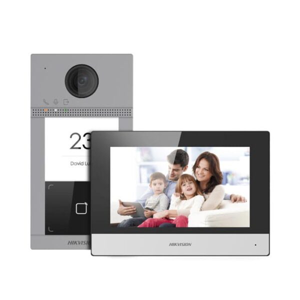 Bộ chuông cửa Hikvision SH-KIS6813-WTE (Gồm 1 màn DS-KH6320-WTE1 và 1 nút chuông DS-KV8113-WME1(B)