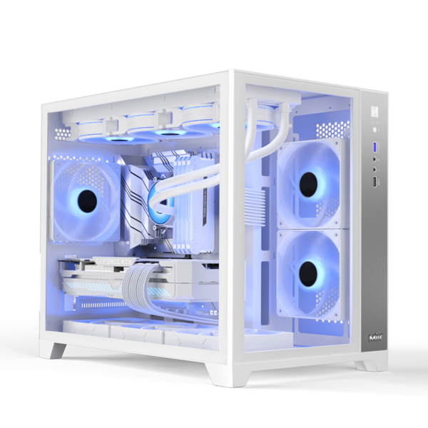 Vỏ Case MIK LV12 M WHITE ( M-ATX, NO FAN) 