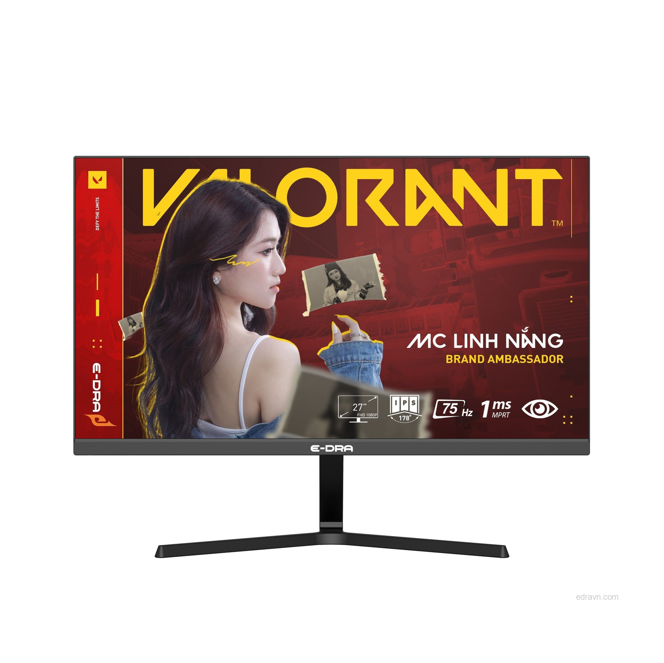 Màn hình Gaming Monitor E-DRA EGM27F75 (27 inch/FullHD/75Hz/IPS)