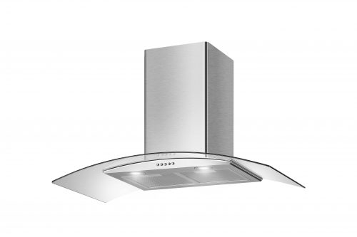 Máy hút mùi kính cong,Size 70cm,điều khiển, cảm ứng Kangaroo KG538