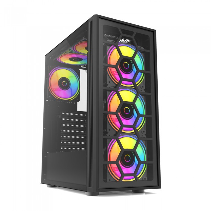 Vỏ case Coolerplus XFX 3F101 (kèm 3 Fan)