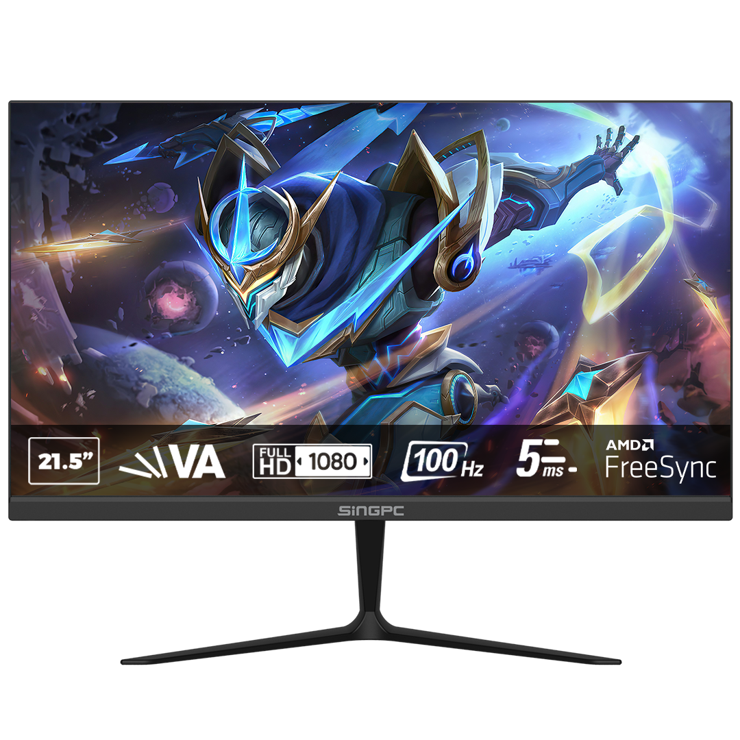 Monitor LCD SingPC SGP215VAS(21.5&quot;/FHD/100Hz/5ms/VA)