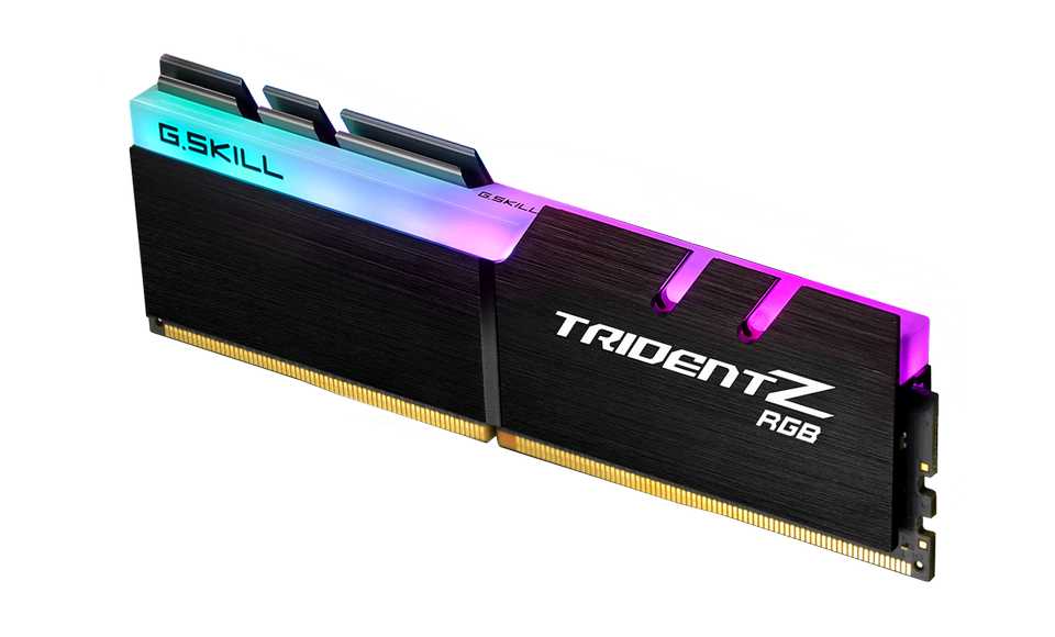 Ram G.Skill Trident Z RGB 16GB (1x16GB) DDR4-3600MHz-F4-3600C18S-16GTZR