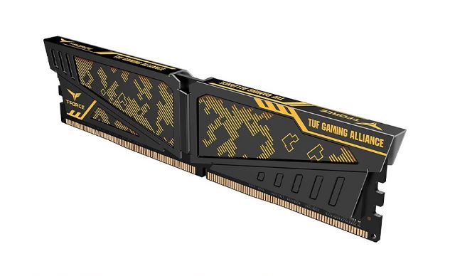 RAM TEAMGROUP VULCAN 16GBDDR43200 (TLTYD416G3200HC16FBK) Màu vàng