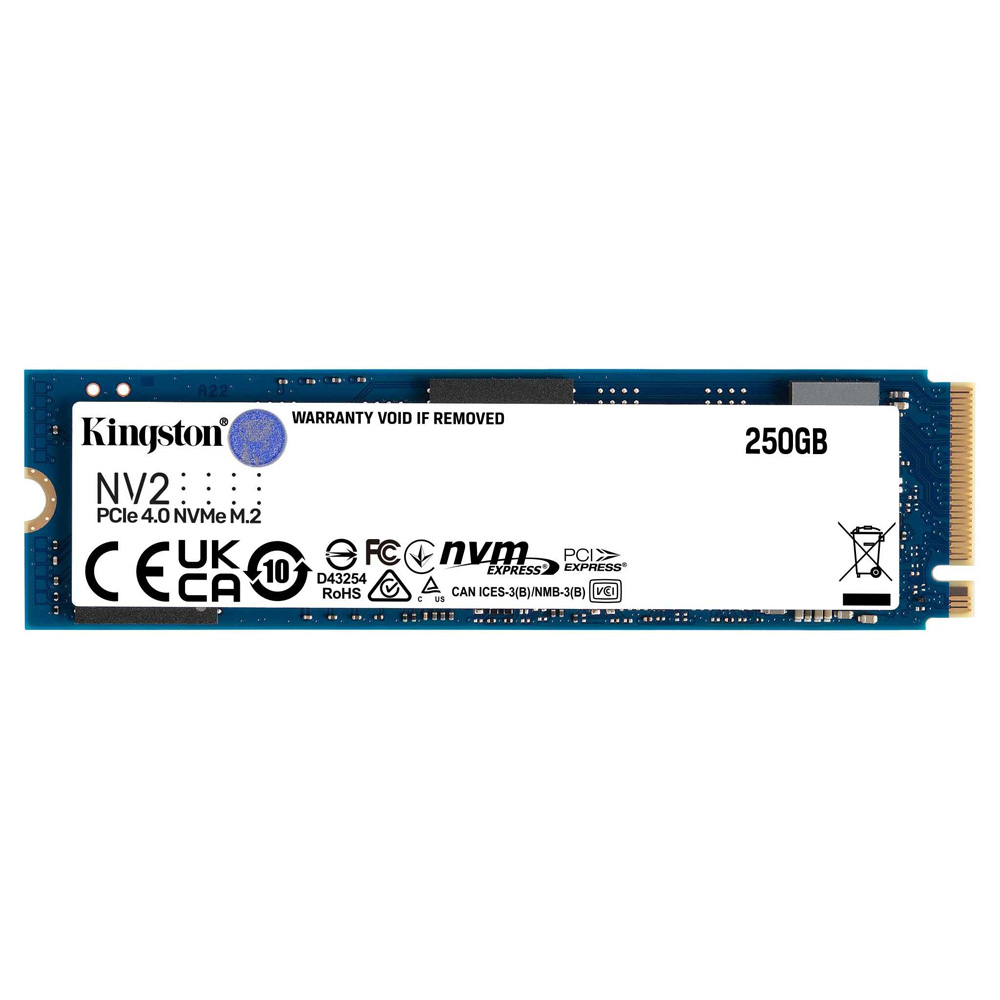 SSD Kingston NV2 250GB NVMe PCIe Gen 4.0x4 (SNV2S/250G)