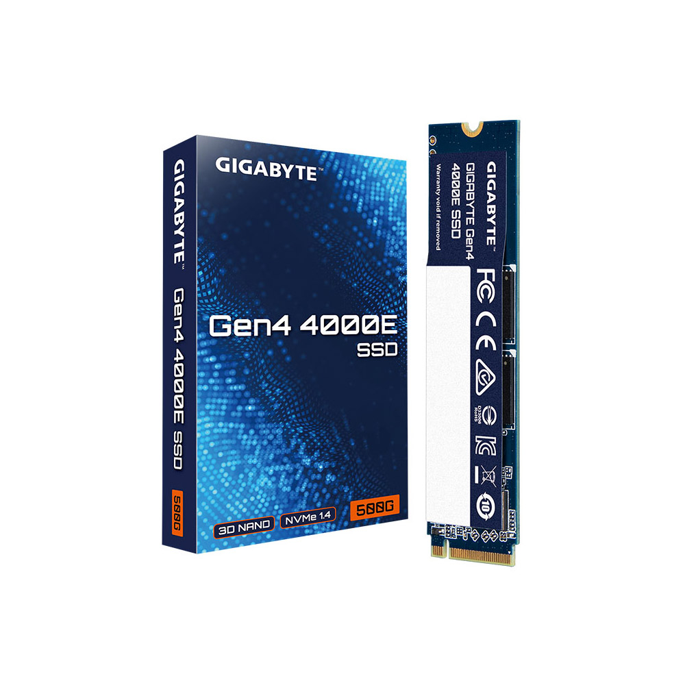 Ổ cứng SSD Gigabyte Gen4 4000E G440E500G (500GB/PCIe 4.0x4/NVMe/M2.2280)